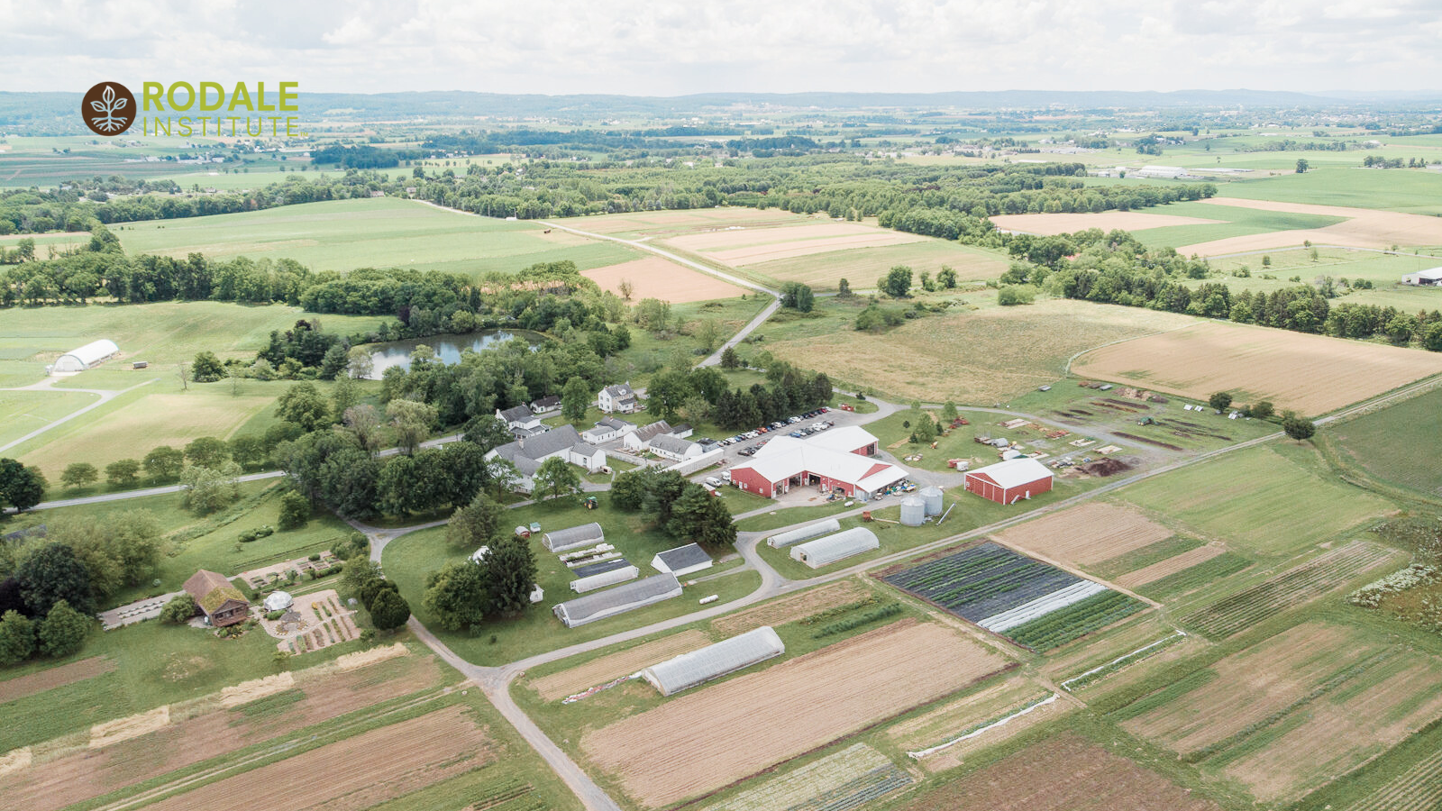 Rodale Institute Overhead View