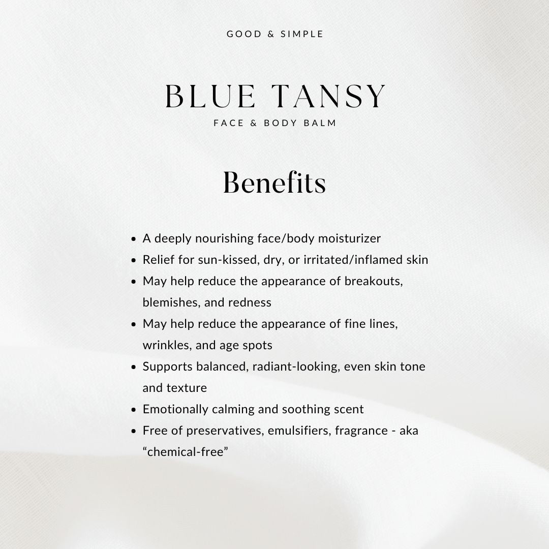 BLUE TANSY Whipped Face &amp; Body Balm