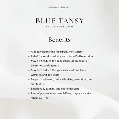 BLUE TANSY Whipped Face &amp; Body Balm